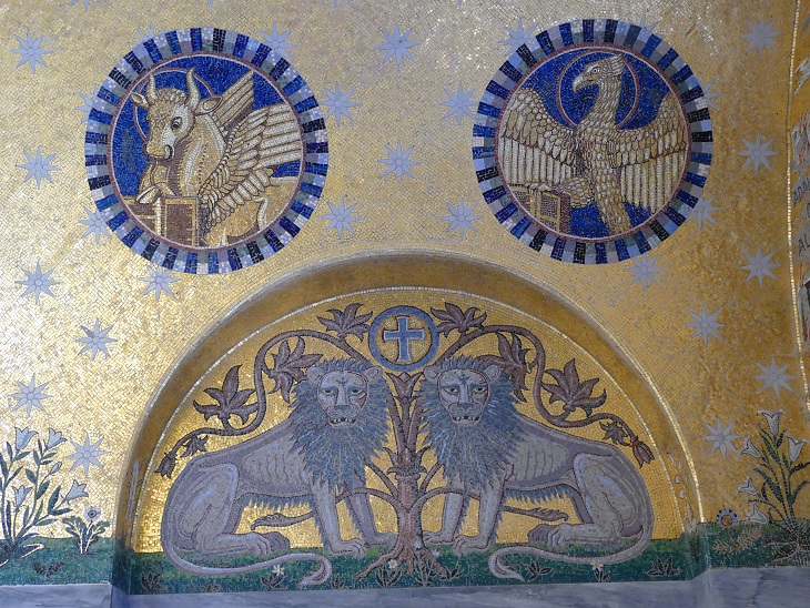 chapelle des larmes : mosaique