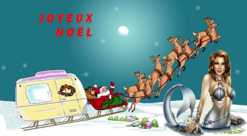 père Noël et six reinne.JPG