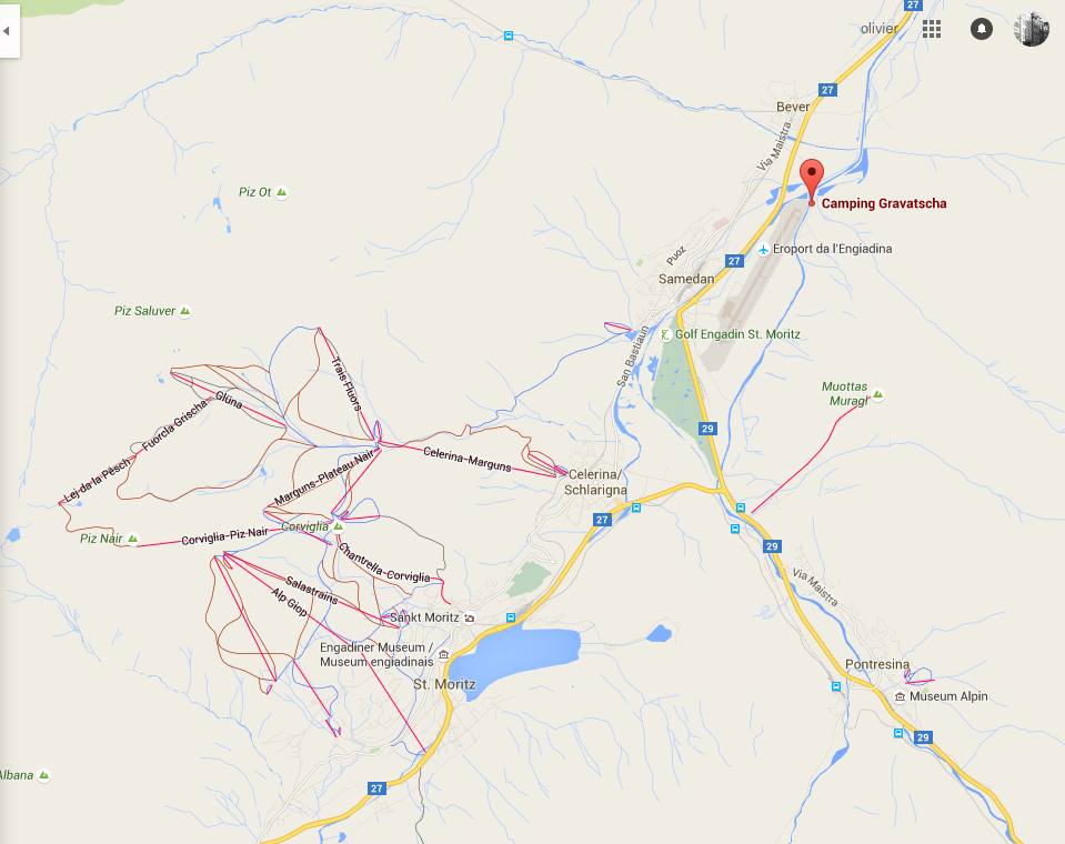 Emplacement du camping