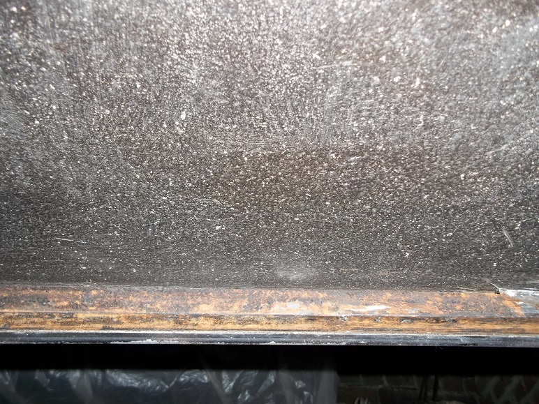 C'est rouillé en dessous !!!