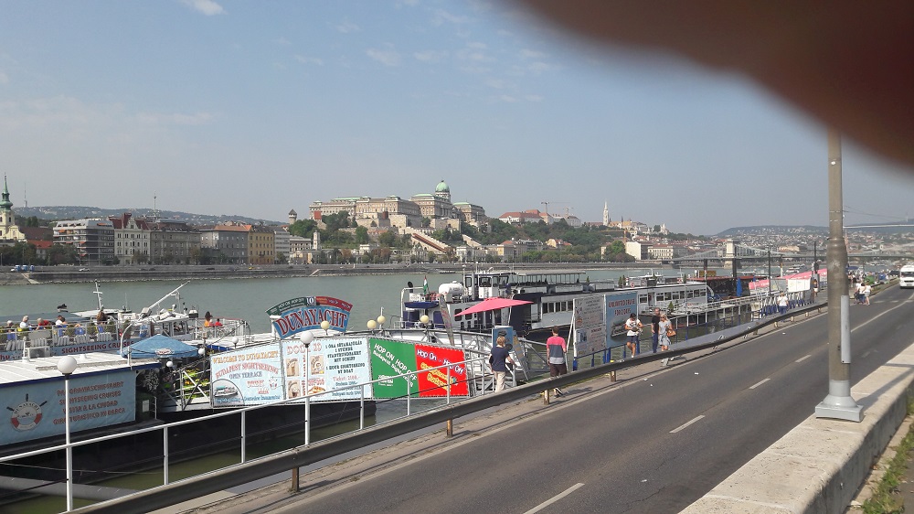 chateau de Buda vu de Pest