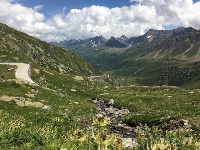 Nufenen, vue côté Tessin