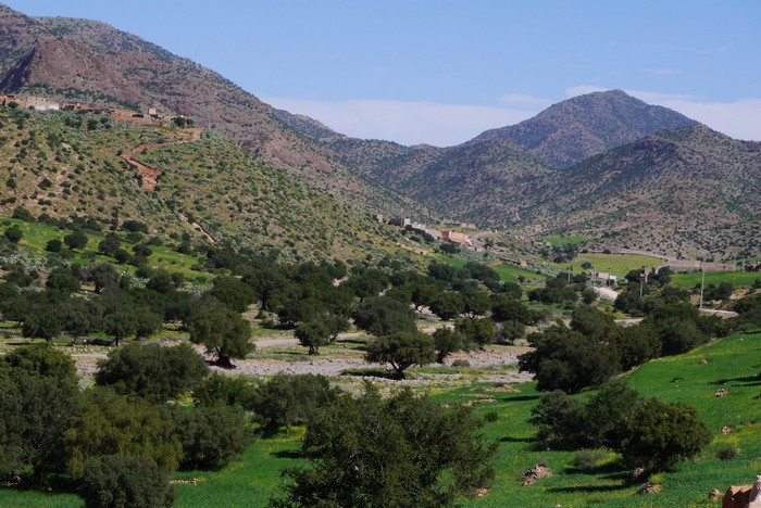 paysage près du camping