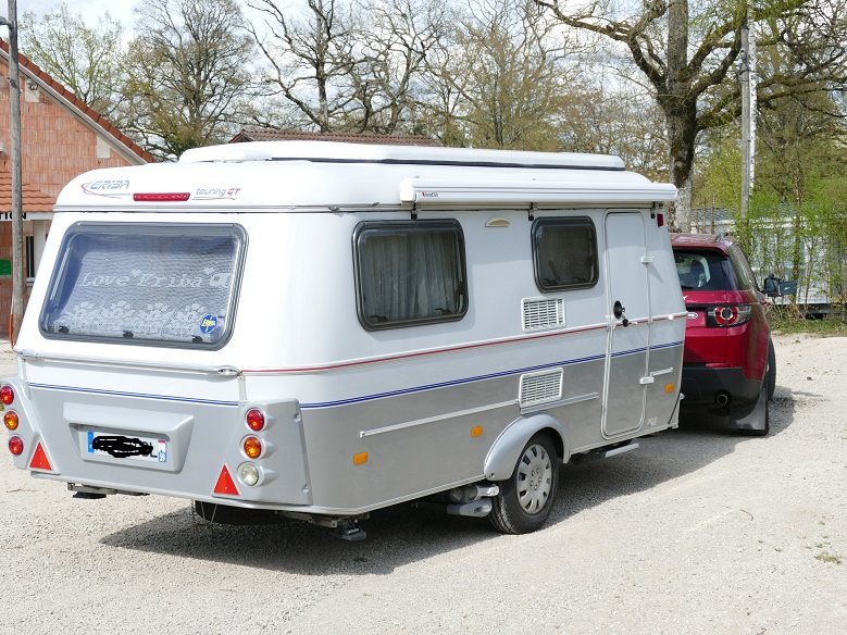 Arrivée au camping : la forêt à assigny