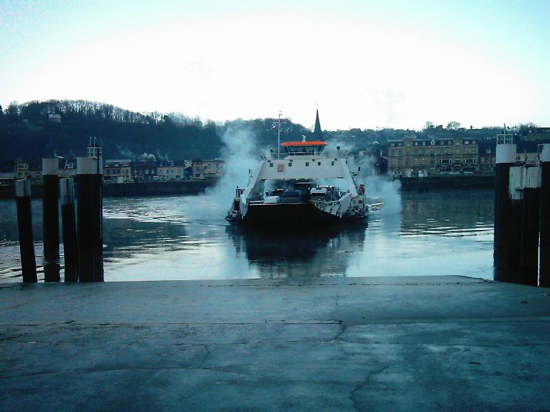 C'est dans cette descente que je suis tombé sur estran gelé