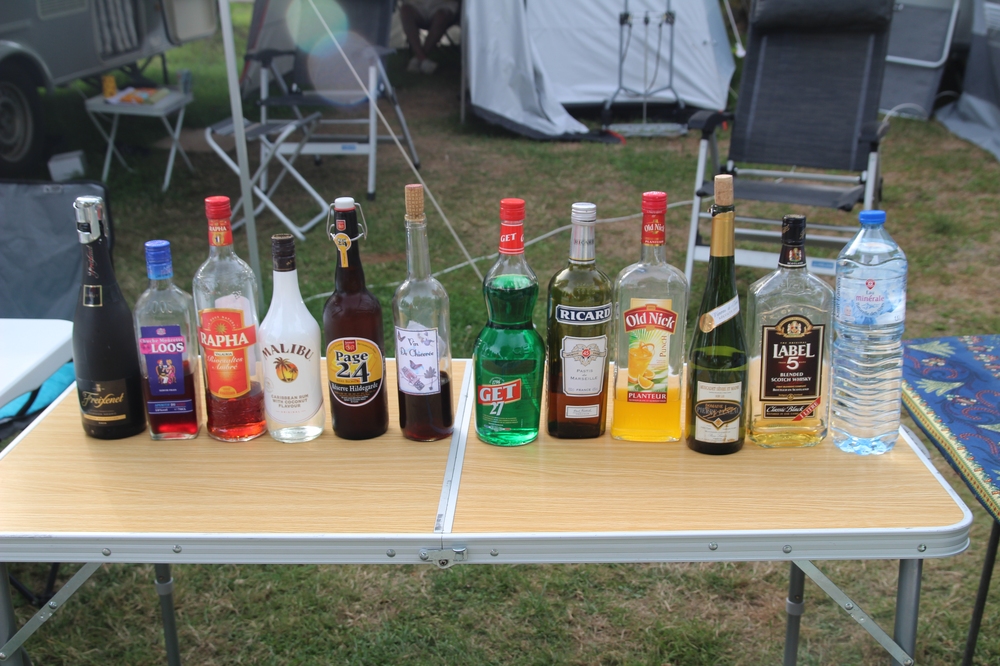 Il faisait chaud, c'est l'évaporation des produits.