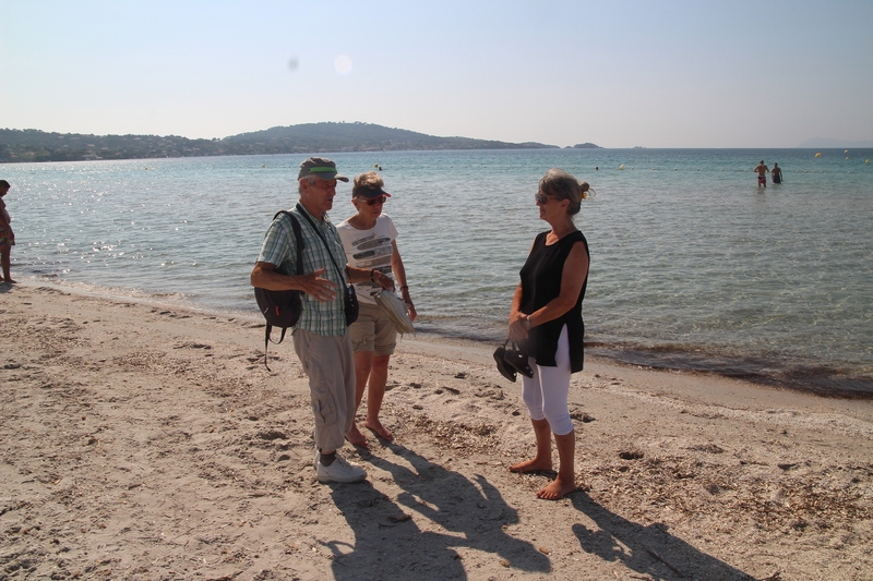 Des touristus vulgarus sur la presqu'île de Giens.