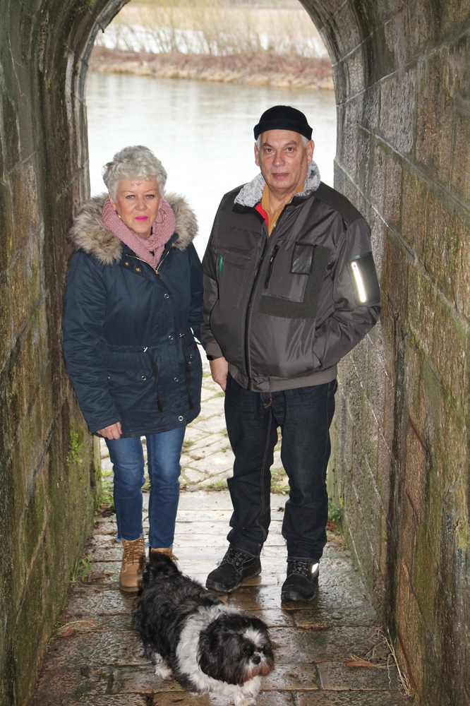 Dans un passage aux écluses de Mantelot à Chatillon sur Loire.