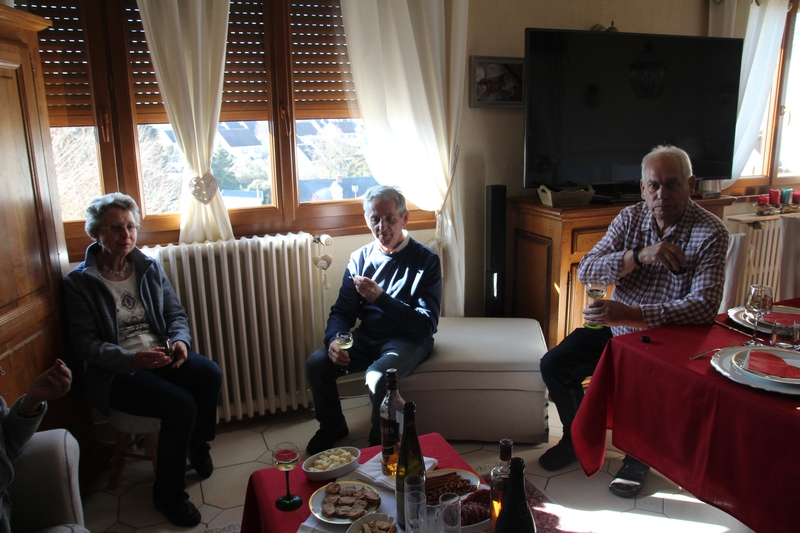 Sur la route du retour à Soissons.