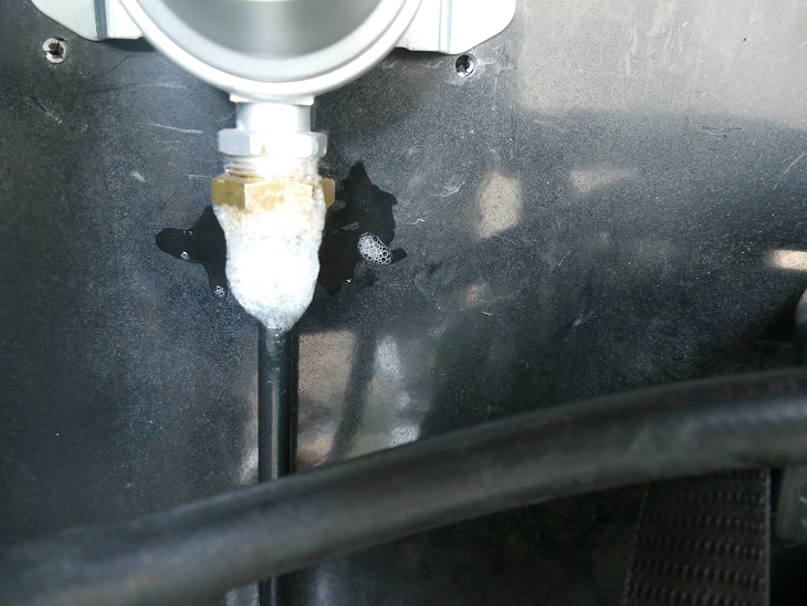 mousse pour contrôle fuite