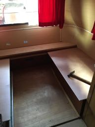 Travaux de menuiserie pour couvrir les coffres.