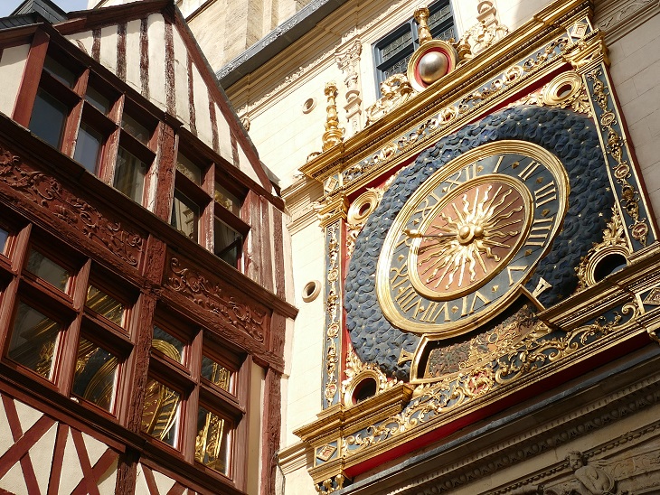Rouen le gros horloge , belle visite !!