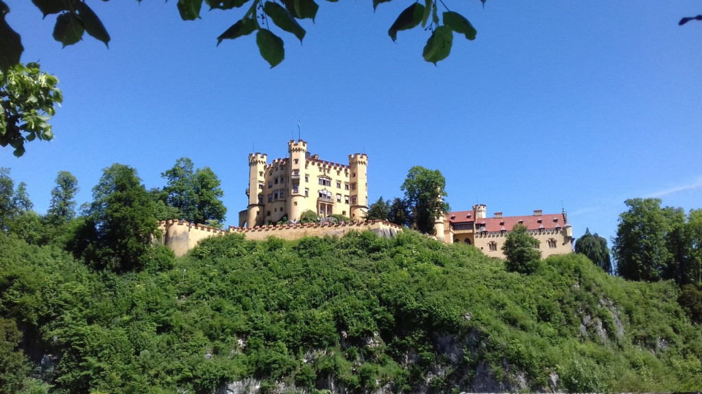 Château de Hohenschwangau : depuis 1832 demeure des princes de Bavière