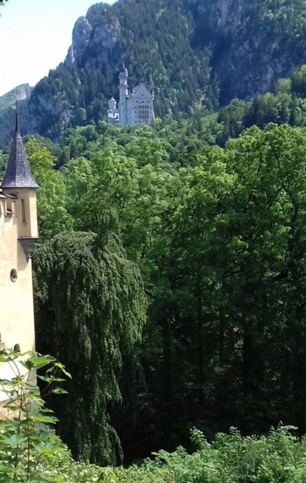 Château de Hohenschwangau : depuis 1832 demeure des princes de Bavière