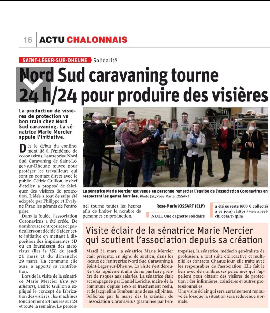 Article JSL de ce jour