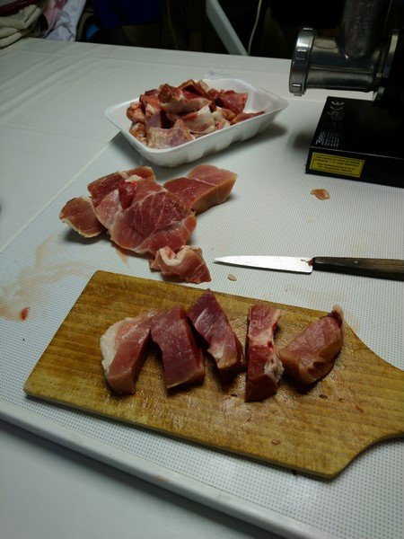 découpage de la rouelle de porc