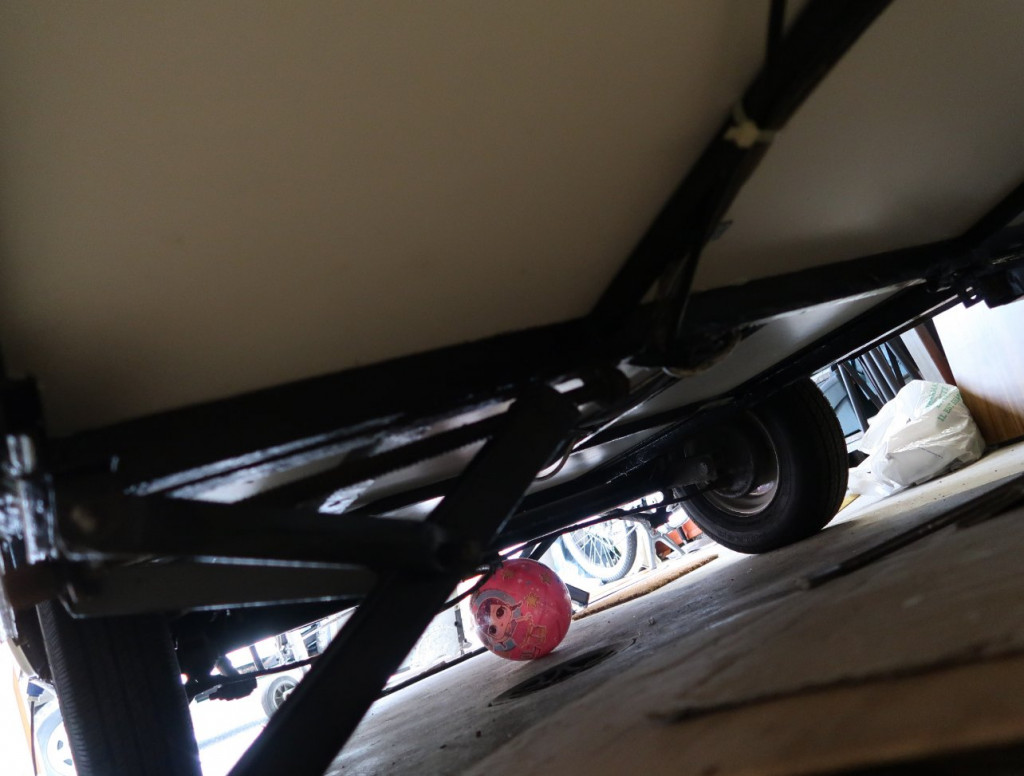 le plancher tout neuf!