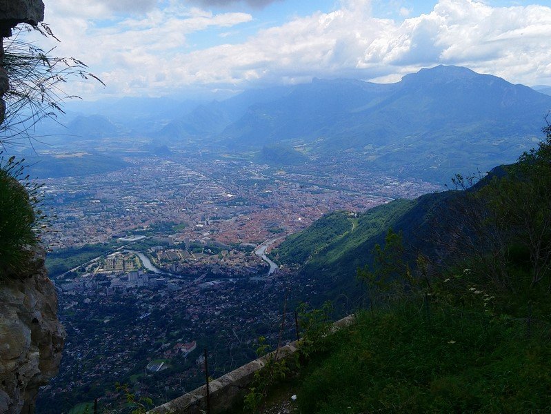 Vu du Fort sur Grenoble