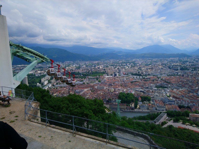 descente dans les œufs vers Grenoble