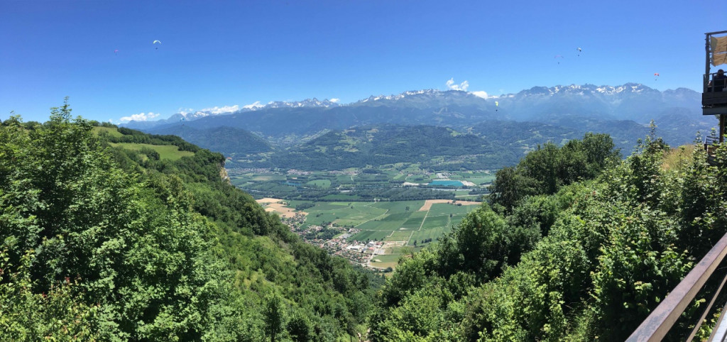 Vue sur les Alpes (Saint-Hilaire)