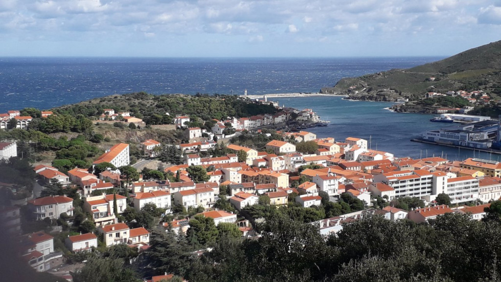 Port-Vendres vu depuis le fort Saint Elme
