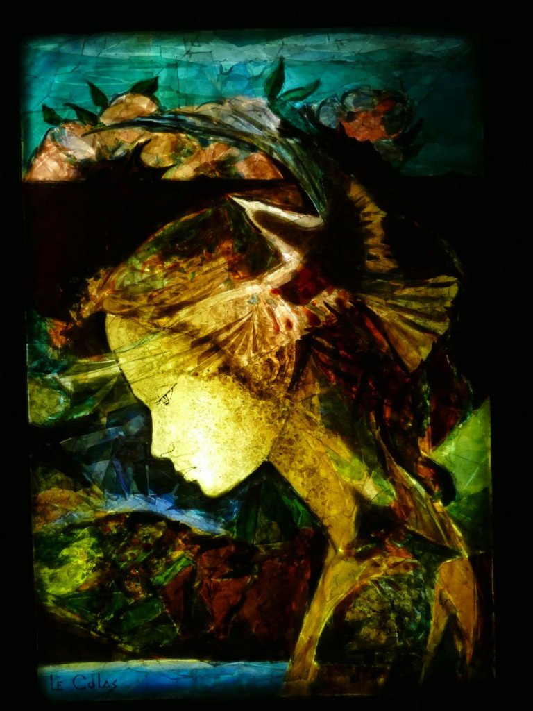 morceaux de verre en 3 D