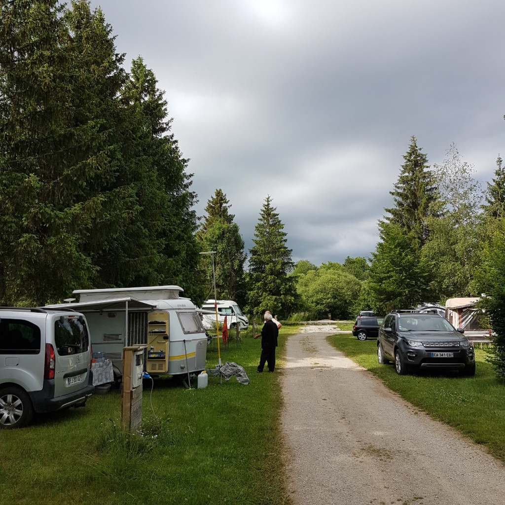 Une partie des caravanes