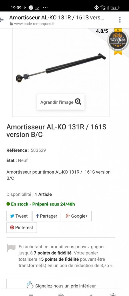 Descriptif code remorque